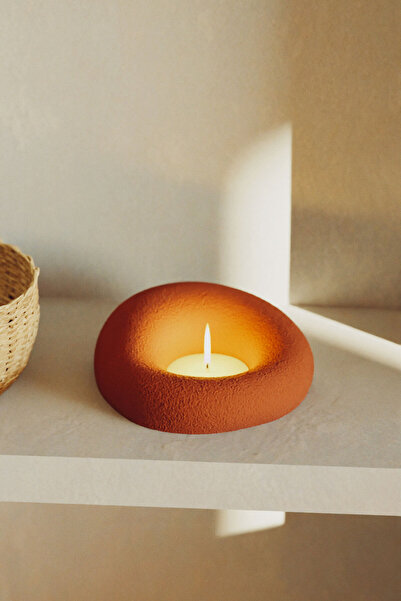BEIGE Nubo Dokulu Tealight Mumluk