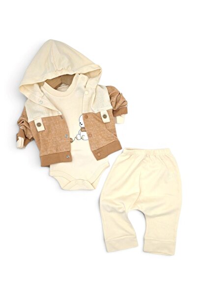 Egelite Baby Boy 3-Piece Seasonal Hooded Teddy Bear Detailed Cute 3-Piece 0-3...