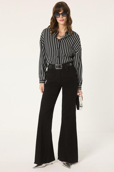 Touché Privé STRIPED OVERSIZE SHIRT