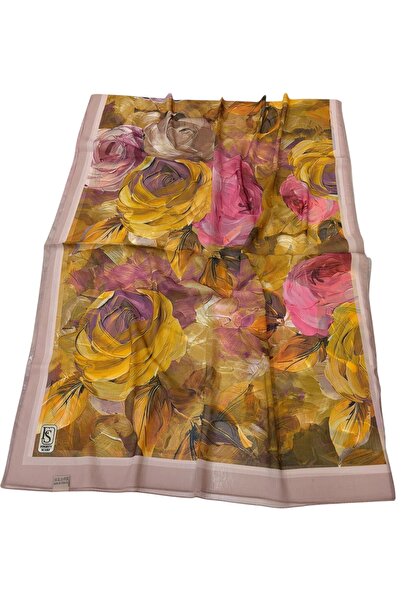 istanbul prensesleri Patterned Chiffon Shawl High-Quality Stylish Model
