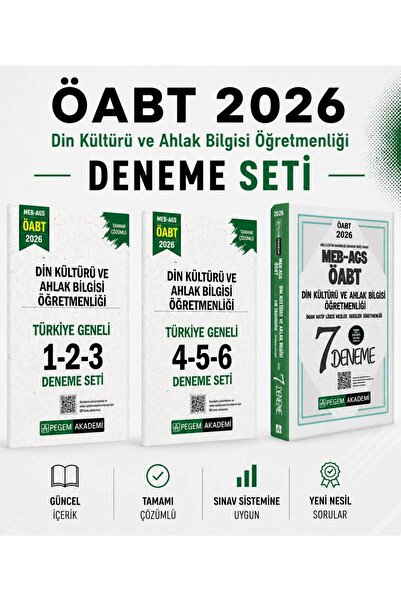 Pegem Akademi Yayıncılık Pegem 2026 MEB AGS ÖABT Din Kültürü ve Ahlak Bilgisi...