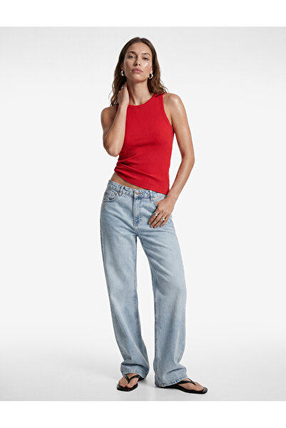 Koton Cotton Ribbed Round Neck Undershirt