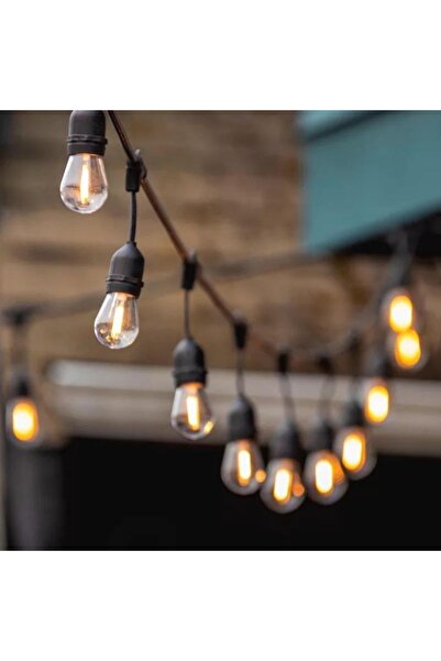 proled 10 m ProLED light garland, 10 meters with 10 1W filament bulbs, 12cm p...