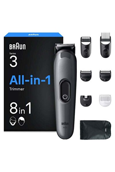 Braun Group BRAUN Braun All-in-One Series 3, 8in1 Grooming Kit, Ultra Sharp B...