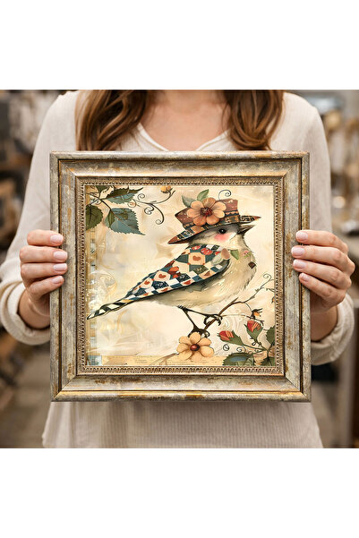 Dekorsiahome Antique Framed Decorative Painting Dk0272