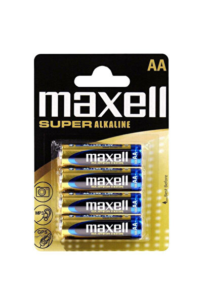 Maxell Σούπερ Αλκαλικές Μπαταρίες AA (4 τεμάχια)