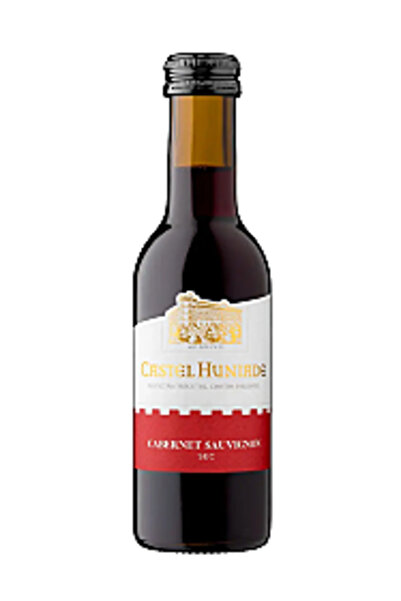 Cramele Recas Vin roșu Castel Huniade, Cabernet Sauvignon uscat 0.187 L