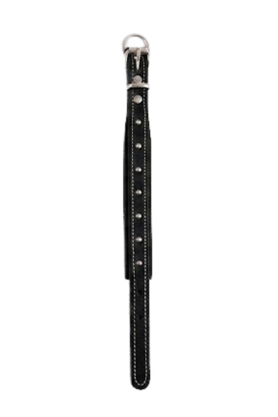 WOWMOMKIDS Leather Leash Black 45 cm