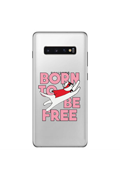 Other Samsung S10 Plus Born Free Transparent Silicone TPU Θήκη