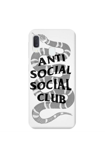 Other Samsung A20E Social club Transparent Silicone TPU Θήκη