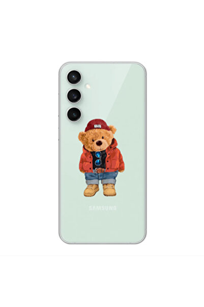 Other Samsung S24 Plus Bear in a hat Transparent Silicone TPU Θήκη