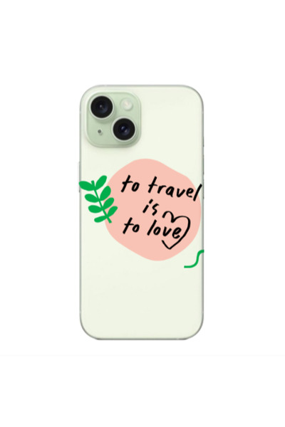 Other Apple iPhone 15 Plus To Travel is to Love Transparent Silicone TPU Θήκη