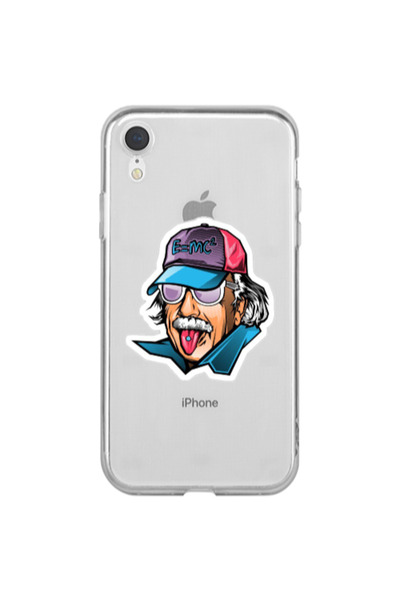 Other Apple iPhone Xr Einstein Transparent Silicone TPU Θήκη