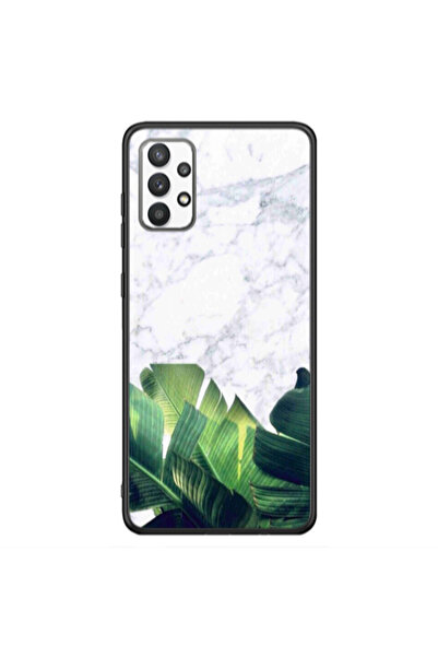 Other Samsung A13 4G Marble Laves Black Glossy Θήκη