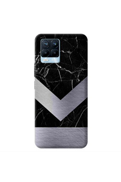 Other Realme 8 Pro Marble Arrow Down Transparent Silicone TPU Θήκη