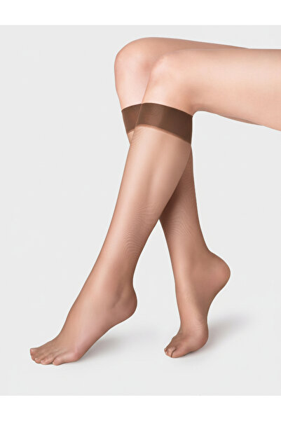 sosetaria Top Bottom Set of 2 pairs of 3/4 length socks Marilyn Ufki 15 den