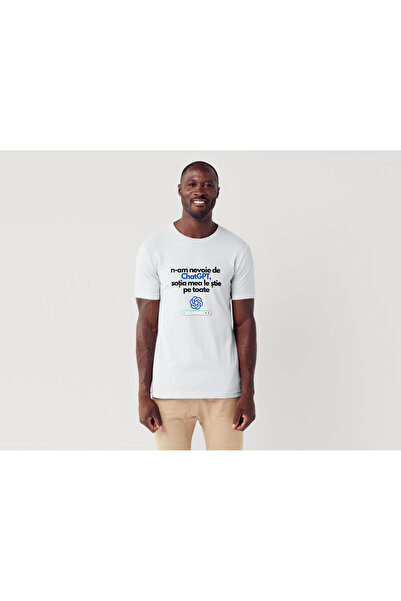 OEM Personalized t-shirt "I don't need chatGPT, my wife knows everything" 100...