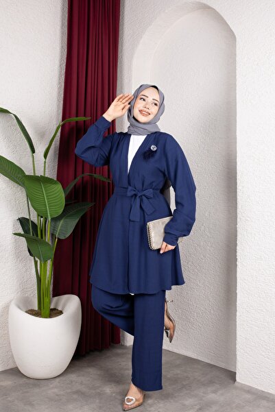 ECESSA FASHİON Comfortable Cut Flared Stone Set
