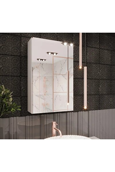 DAKORA HOME Tek Kapaklı Aynalı Banyo Dolabı