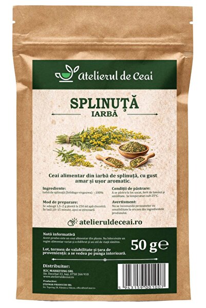 atelierul de ceai Ceai de iarbă de splinuță