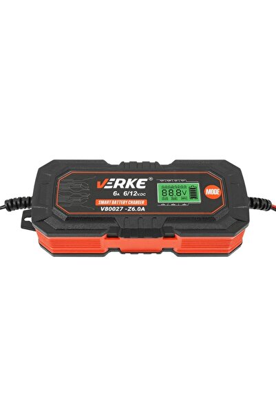 VERKE Redresor auto, V80026, cu microprocesor, 6V/12V, Z4.0A