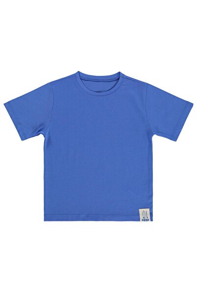 Civil Boys تي شيرت بتصميم Basic Surf Label للأعمار من 2 إلى 5 سنوات - أزرق داكن