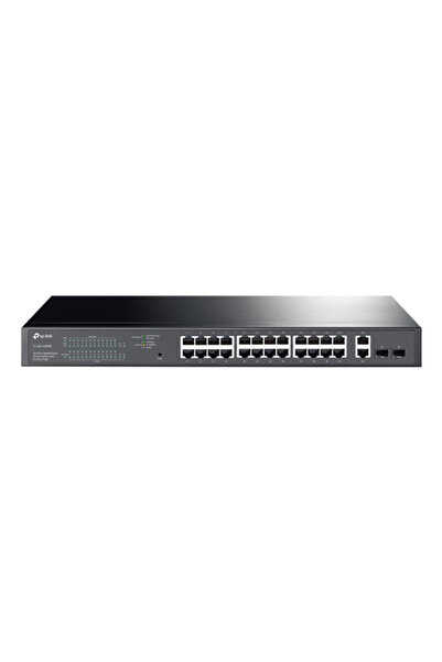 TP-LINK Switch Gigabit PoE+ cu 24 de porturi, 2 porturi Gigabit RJ45, 2 x SFP...