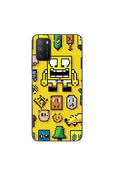 OEM Case compatible with Xiaomi Poco M3 Silicone Gel Tpu Pattern Pixel Art Sp...
