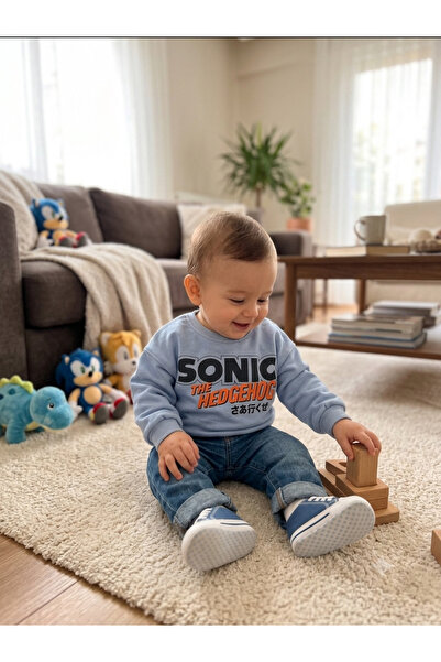 ZARİNA New Season Sonic Detail Kids Sweatshirt