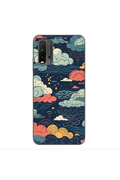 OEM Case compatible with Xiaomi Redmi 9T Silicon Gel Tpu Model Mystic Night Sky