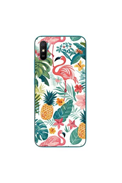 OEM Case compatible with Xiaomi Redmi 9A Silicone Gel Tpu Tropical Pattern