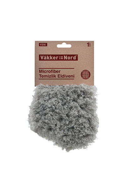 VAKKER NORD Väkker Nord Microfiber Cleaning Glove Gray - Practical Dusting, C...