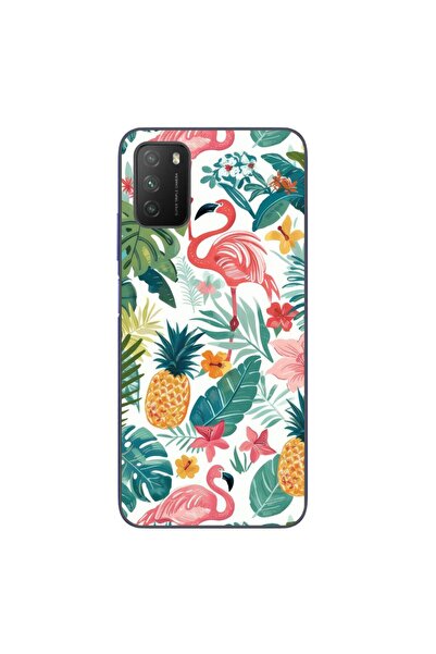OEM Case compatible with Xiaomi Poco M3 Silicone Gel Tpu Tropical Pattern