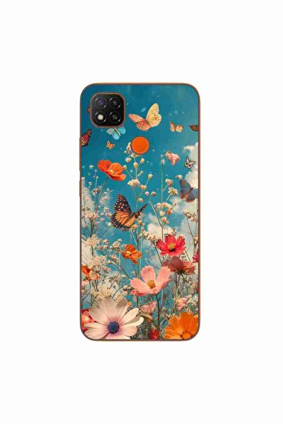 OEM Husa compatibila cu Xiaomi Redmi 9C, 9C NFC Silicon Gel Tpu Model Flori s...