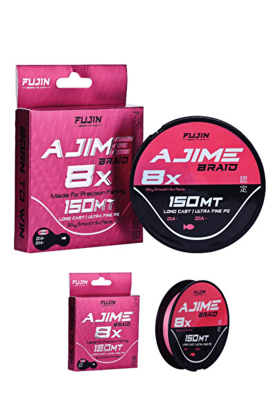 Fujin Ajime Braid 8x 150mt Pink İp