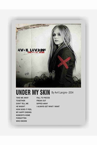 Avril Lavigne - Under My Skin Wall Poster - Thick Paper - Frameless