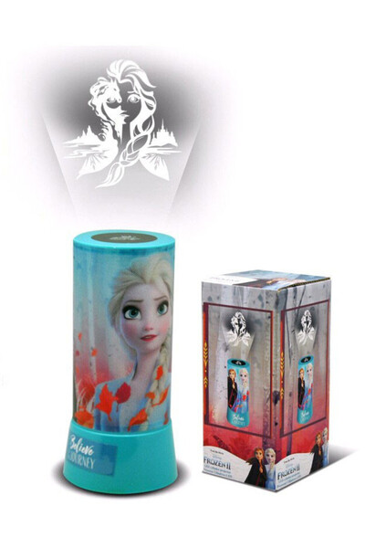 Frozen Disney Regatul de gheață Proiector 2 în 1, lampă, lumină de noapte