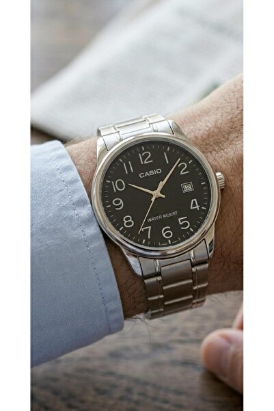 Casio MTP-V002D-1B TAKVİMLİ KLASİK ERKEK KOL SAATİ