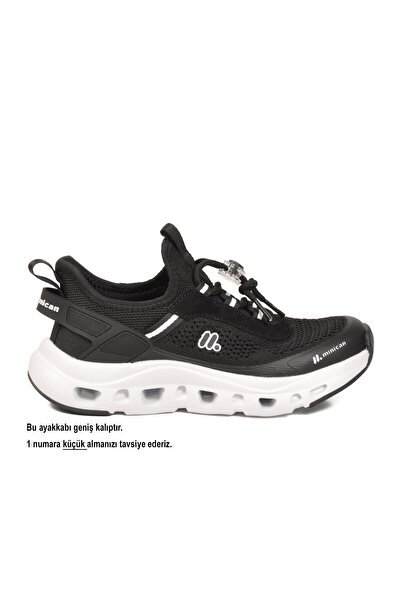 AYK'S Pantofi sport ortopedici pentru copii din material textil negru BXZ001 ...