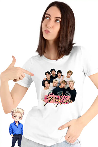 OEM Μπλουζάκι Stray Kids Εμπορεύματα Πάρτι K-pop