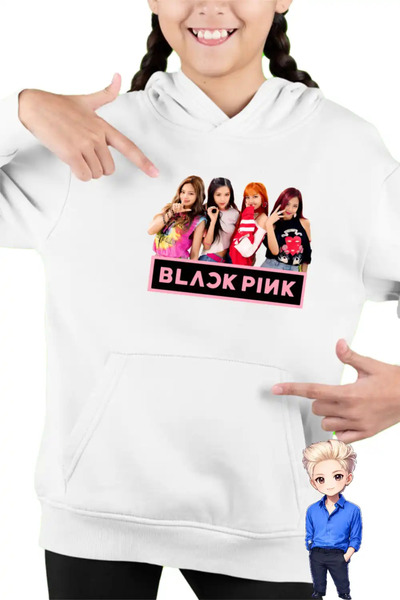 OEM Παιδικό Κοριτσίστικο Φούτερ BlackPink Dream Team K-pop Εμπορεύματα