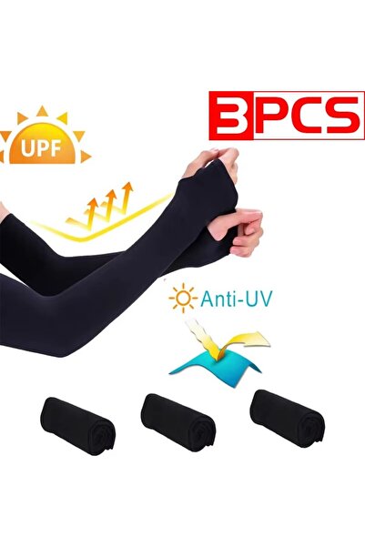 Choice One Size black 3pcs 3/5PCS Arm Sleeves for Sun Protection Men's and Wo...