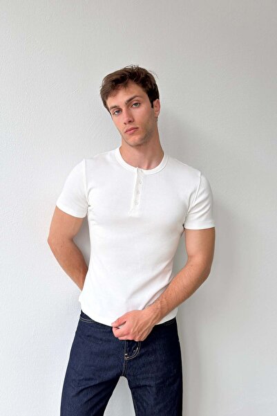 Flaw Wear Buttoned Corduroy T-Shirt