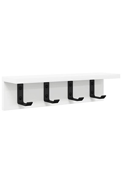 vidaxl Răcător de paltoane montat pe perete Alb 40 x 10,5 x 10,5 cm