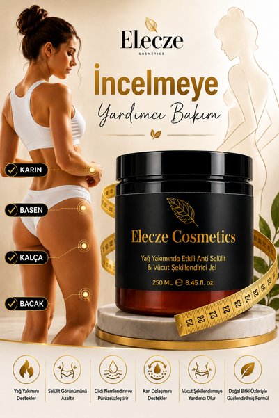 Elecze cosmetıcs Anti Cellulite Gel 250 ml – Fat Burning, Firming, and Body Shaping Care Gel