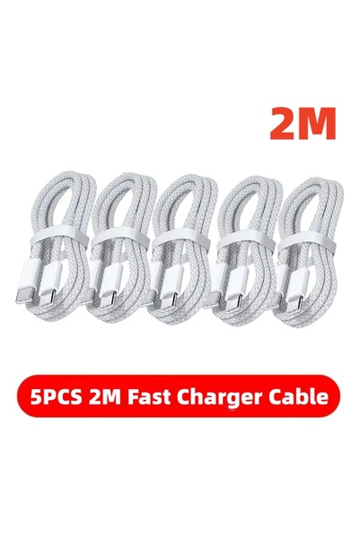 choice2 1m 5PCS 2M 5PCS USB C Cable to USB C 100W Fast Charging Charger Cable...