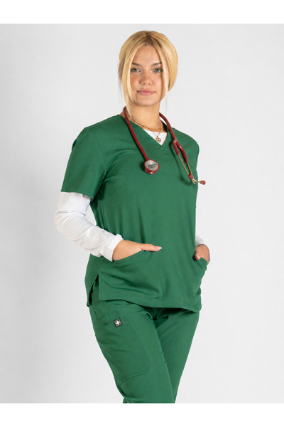Prof . Top chirurgical pentru femei Tea Rose – cu croială elastică, extrem de...