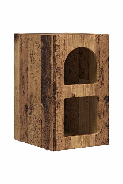 vidaxl Noptieră Lemn vechi 29,5 x 33,5 x 50 cm Lemn compozit