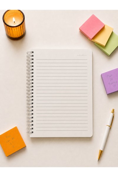 PickyTidy A5 Cellophane Covered Cover, 1 Piece Lined 80 Sheets, 80 Gram Notepad