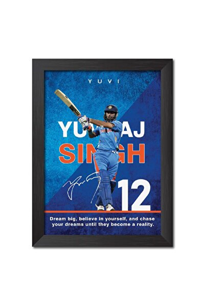 Signtouch Advertising Alayra Yuvraj Singh Poster Indian Cricket Player Poster...